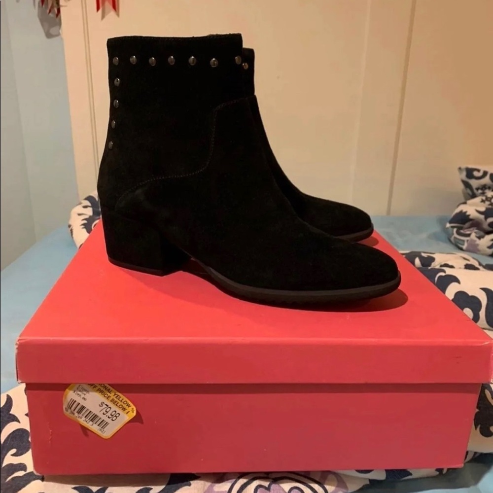 Black ankle boots